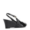 Peep Toe Anabela Alt Verniz Preto - imagem 3