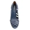 Peep Toe Couro Azul - imagem 5