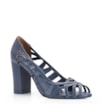 Peep Toe Couro Azul - imagem 1
