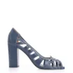 Peep Toe Couro Azul - imagem 2