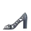 Peep Toe Couro Azul - imagem 4