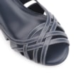 Peep Toe Couro Azul - imagem 6
