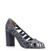 Peep Toe Couro Azul - imagem 1