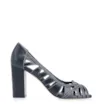 Peep Toe Couro Azul - imagem 2