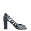 Peep Toe Couro Azul - imagem 2