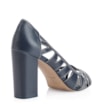Peep Toe Couro Azul - imagem 3