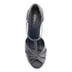 Peep Toe Couro Azul - imagem 5