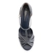 Peep Toe Couro Azul - imagem 5