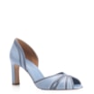 Peep Toe Couro Azul - imagem 1