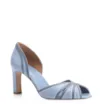 Peep Toe Couro Azul - imagem 1