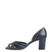 Peep Toe Couro Azul - imagem 4