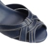 Peep Toe Couro Azul - imagem 6