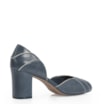 Peep Toe Couro Azul - imagem 3