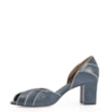 Peep Toe Couro Azul - imagem 4