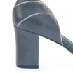 Peep Toe Couro Azul - imagem 7