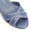 Peep Toe Couro Azul/Alt Azul Claro - imagem 6