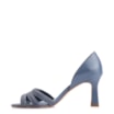 Peep Toe Couro Azul/Alt Tramado Azul - imagem 4