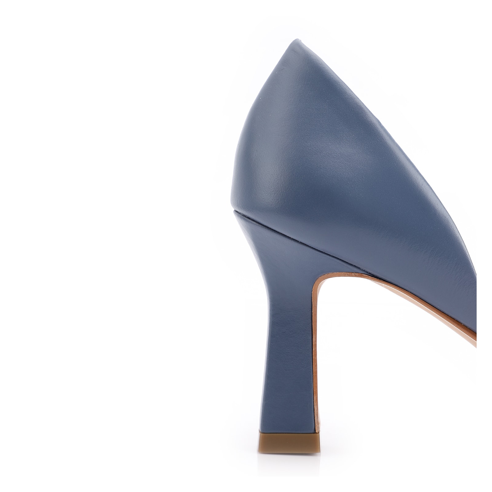 Peep Toe Couro Azul/Alt Tramado Azul