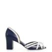 Peep Toe Couro Azul/Off White - imagem 2
