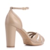Peep Toe Couro Bege - imagem 3