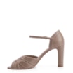 Peep Toe Couro Bege - imagem 4