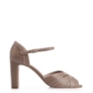 Peep Toe Couro Bege - imagem 2