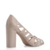 Peep Toe Couro Bege - imagem 3