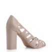 Peep Toe Couro Bege - imagem 3
