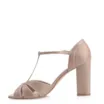 Peep Toe Couro Bege - imagem 4