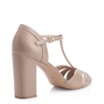 Peep Toe Couro Bege - imagem 3