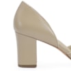 Peep Toe Couro Bege - imagem 7