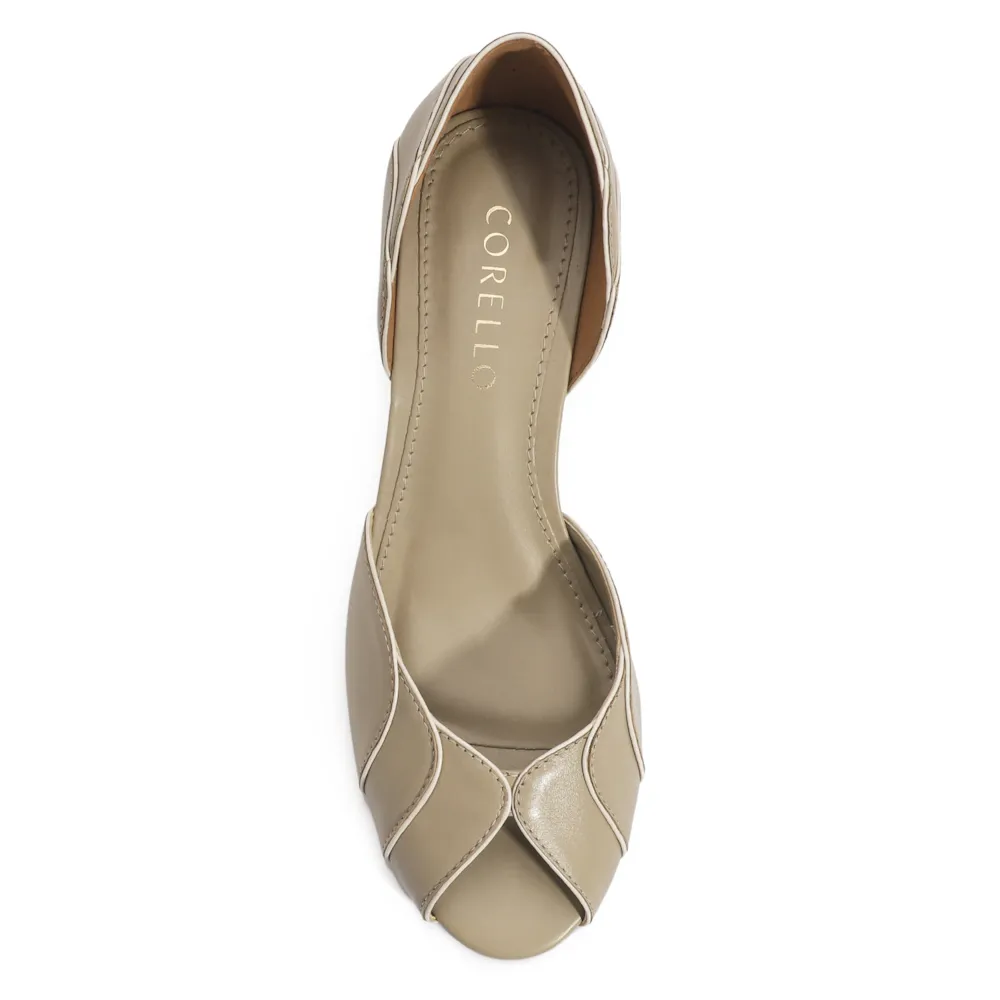 Peep Toe Couro Bege - imagem 5