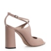 Peep Toe Couro Bege - imagem 4