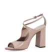 Peep Toe Couro Bege - imagem 5