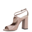 Peep Toe Couro Bege - imagem 5