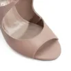 Peep Toe Couro Bege - imagem 7
