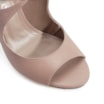 Peep Toe Couro Bege - imagem 7