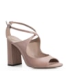 Peep Toe Couro Bege - imagem 1