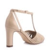 Peep Toe Couro Bege/Alt Bege - imagem 4
