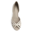 Peep Toe Couro Bege/Off White - imagem 5