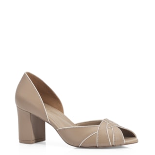 Couro Bege/Off White