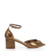 Peep Toe Couro Bronze - imagem 2