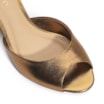 Peep Toe Couro Bronze - imagem 6