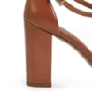 Peep Toe Couro Caramelo - imagem 7