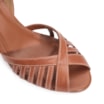 Peep Toe Couro Caramelo - imagem 7