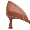 Peep Toe Couro Caramelo - imagem 8
