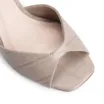 Peep Toe Couro Croco Bege/Alt Bege - imagem 7