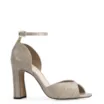 Peep Toe Couro Croco Bege/Alt Bege - imagem 1