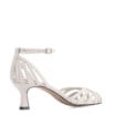 Peep Toe Couro Lezard Off White - imagem 3