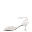 Peep Toe Couro Lezard Off White - imagem 4